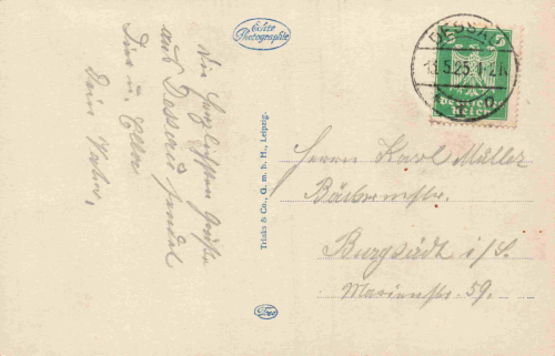 Dessau Zerbster Strasse mit Schlosskirche o 1925