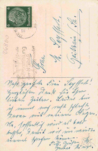 Dessau Mildensee Denkmal das tausendjährige Anhalt o 1941