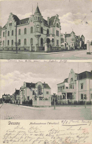Dessau Medicusstrasse o 1906