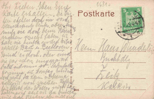 Dessau kleiner Markt mit Rathaus o 1925