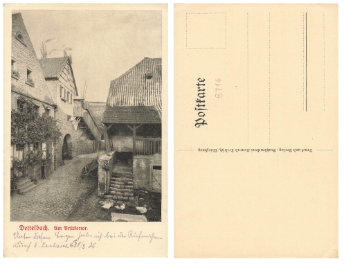 97337 Dettelbach Am Bruckertor *ca. 1926