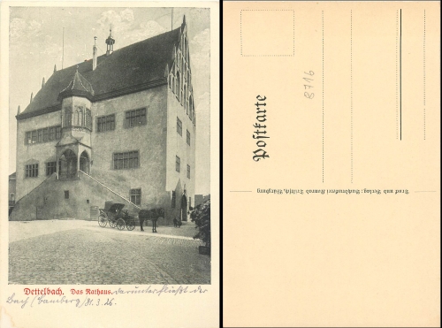 Dettelbach Rathaus *ca. 1926