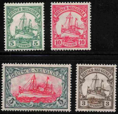 Deutsch-Neuguina Michel 21-24 * ungebraucht Kaiseryacht