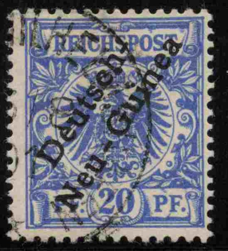 Deutsch-Neuguina Michel 4 o gestempelt Krone Adler