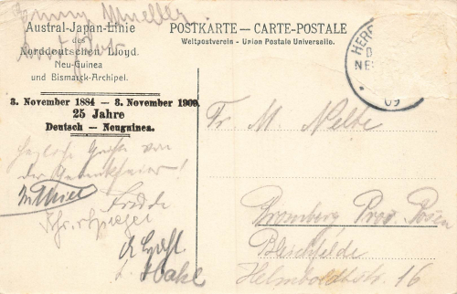 Simpsonhafen Deutsch-Neuguinea Agenturgebäude des Norddeutschen Lloyd o 1909