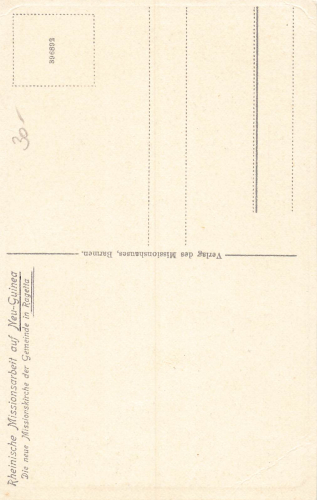 Regetta New Guinea Church of the Rhenish Missionary Work * around 1930