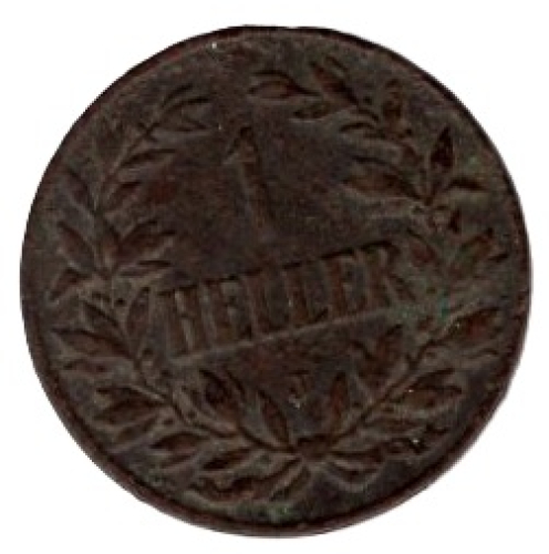 Deutsch Ostafrika 1 Heller 1910 J