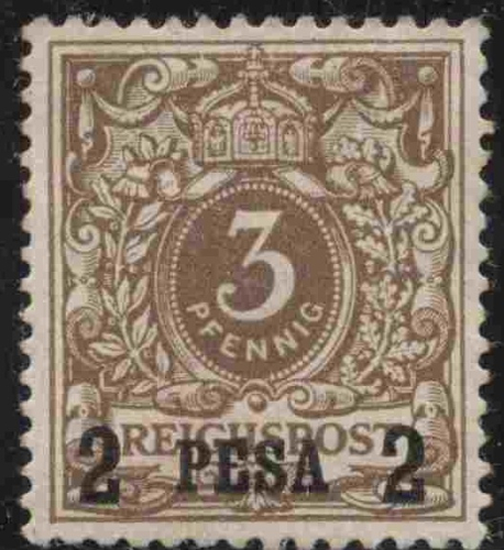 Deutsch-Ostafrika Michel 1 * ungebraucht Krone Adler