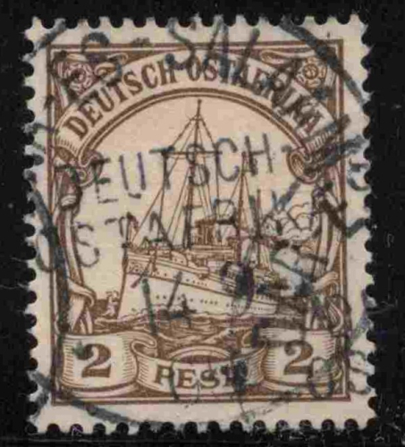 German East Africa Michel 11 o (cancelled) Kaiser's Yacht issue