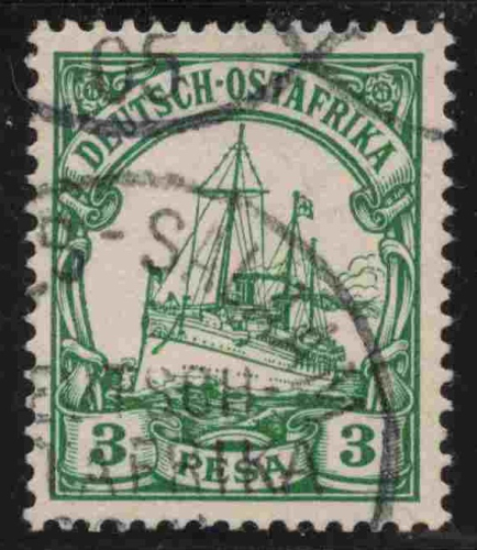 German East Africa Michel No. 12, used, Kaiser's Yacht issue