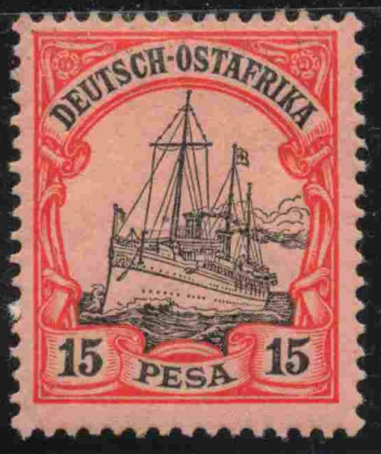 Deutsch-Ostafrika Michel 15 * ungebraucht Kaiseryacht 