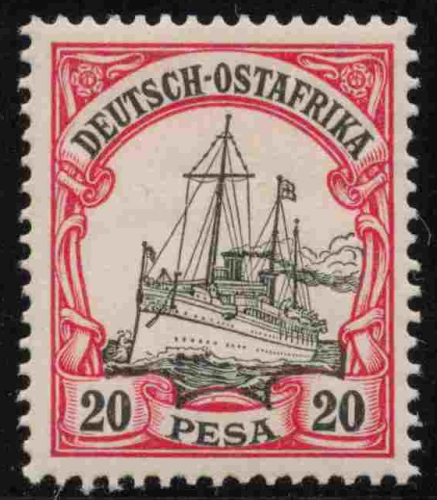 Deutsch-Ostafrika Michel 16 * ungebraucht Kaiseryacht 