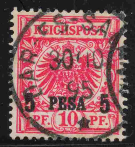 German East Africa Michel 3 o Crown & Eagle