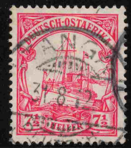 Deutsch-Ostafrika Michel 32 o gestempelt Kaiseryacht
