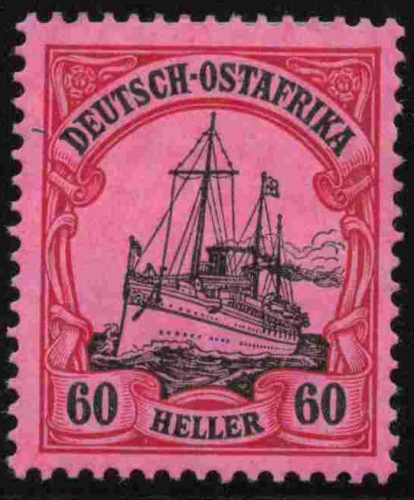 Deutsch-Ostafrika Michel 37 * ungebraucht Kaiseryacht  