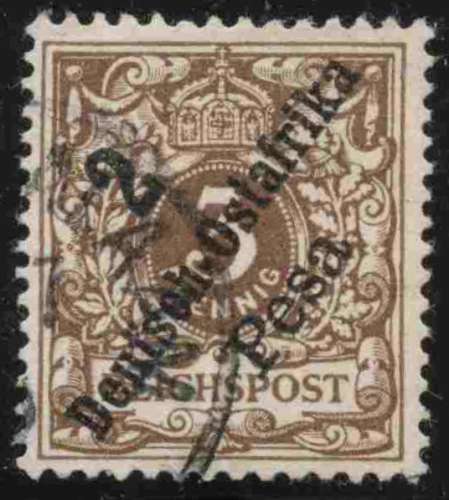 German East Africa Michel No. 6  used, Crown/Eagle design