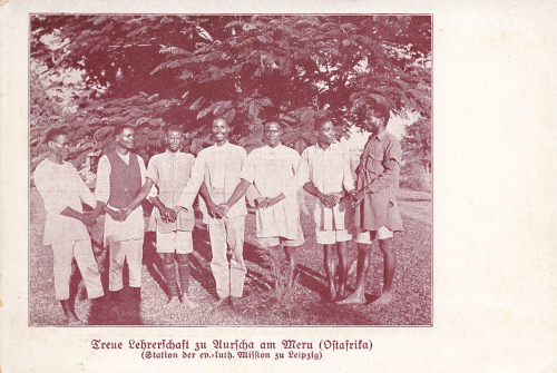 Aurscha am Meru, teaching staff of German East Africa * around 1910
