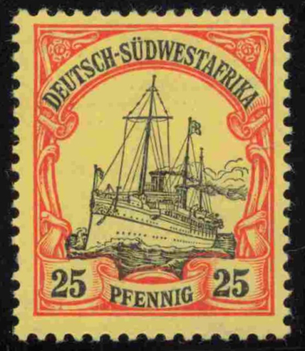 Deutsch-Südwest-Afrika Michel 15 * ungebraucht Kaiseryacht