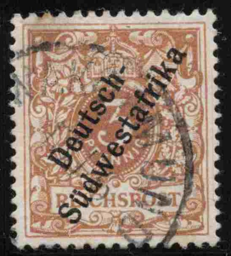 Deutsch-Südwestafrika Michel 5 b o gestempelt Krone Adler