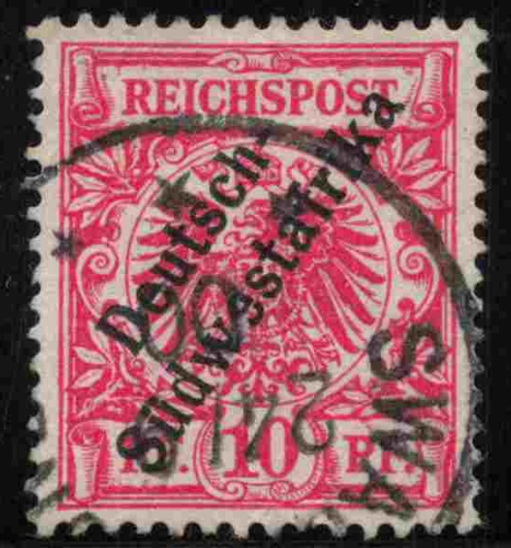 Deutsch-Südwestafrika Michel 7 o gestempelt Krone Adler