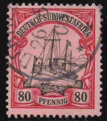 Deutsch-Südwestafrika Michel 19 o gestempelt Kaiseryacht