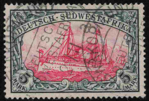 Deutsch-Südwestafrika Michel 23 o gestempelt Kaiseryacht