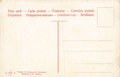 Bethany Building of the Station Chief German South West Africa * around 1910