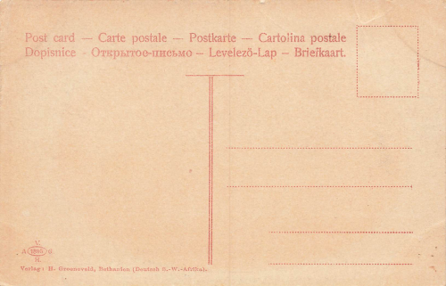 Bethany Station Building, German South West Africa * circa 1910