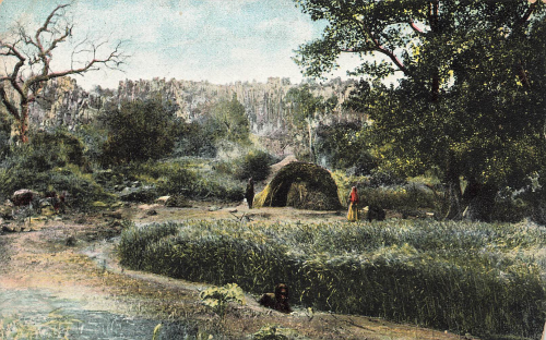 Landscape at Waterberg, German South West Africa * around 1910