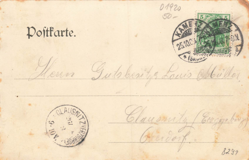 01917 Deutschbaselitz bei Kamenz Gasthof o 1903