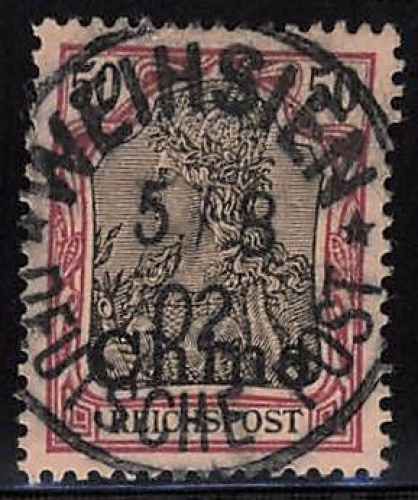 German Post in China, Michel No. 22, used (cancelled), Germania issue.