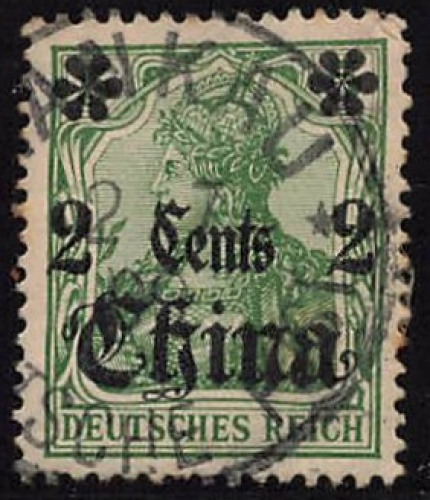Deutsche Post in China Michel 29 gestempelt Germania