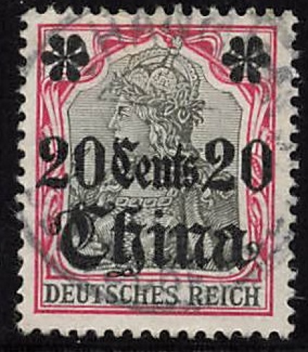 Deutsche Post in China Michel 32 o gestempelt Germania