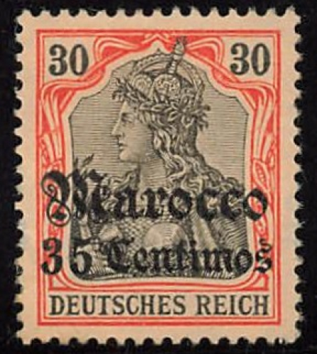 Deutsche Post in Marokko Michel 26 * ungebraucht Germania