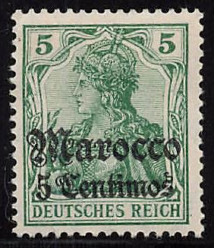 German Post in Morocco Michel 35 * unused Germania