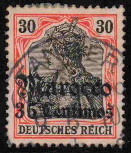 Deutsche Post in Marokko Michel 39 o gestempelt Germania