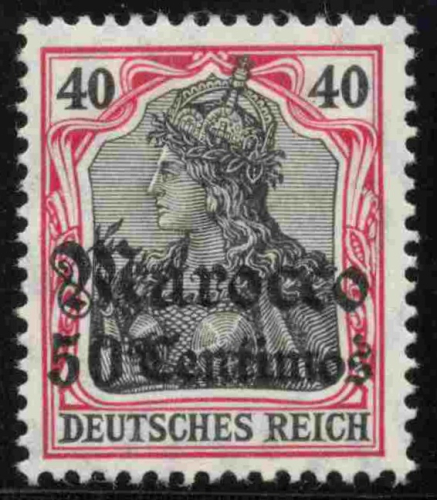 German Post in Morocco Michel 40 * unused Germania
