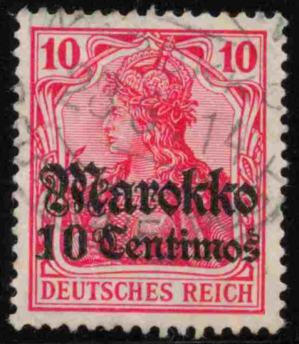 Deutsche Post in Marokko Michel 48 o gestempelt Germania