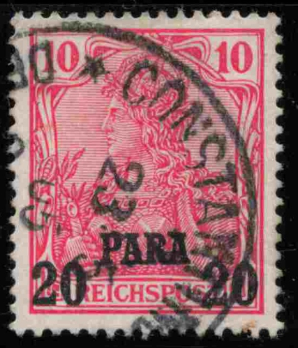 Deutsche Post in der Türkei Michel 13 II o gestempelt Germania