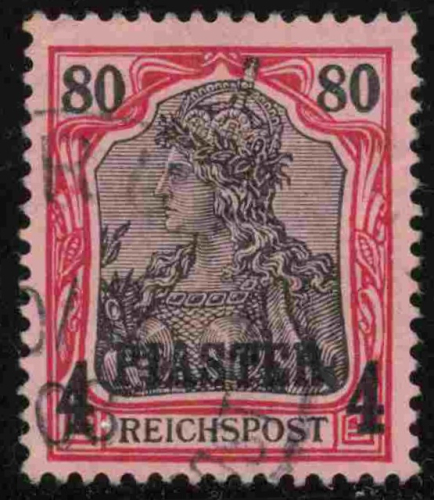 Deutsche Post in der Türkei Michel 19 I o gestempelt Germania