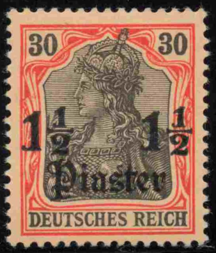 Deutsche Post in der Türkei Michel 28 * ungebraucht Germania