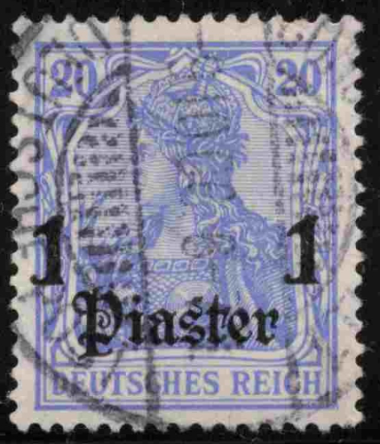 Deutsche Post in der Türkei Michel 38 o gestempelt Germania