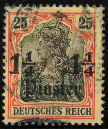 Deutsche Post in der Türkei Michel 39 o gestempelt Germania