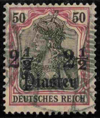 Deutsche Post in der Türkei Michel 42 o gestempelt Germania