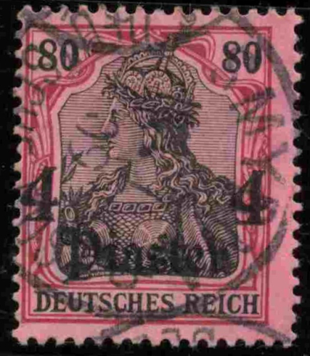 Deutsche Post in der Türkei Michel 43 o gestempelt Germania