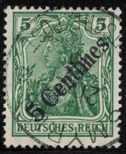 German Post in Turkey, Michel No. 48 o cancelled