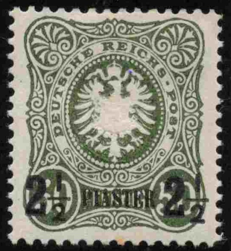 Deutsche Post in der Türkei Michel 5 * ungebraucht Reichsadler im Oval