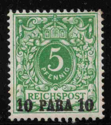 Deutsche Post in der Türkei Michel 6 * ungebraucht Krone Adler