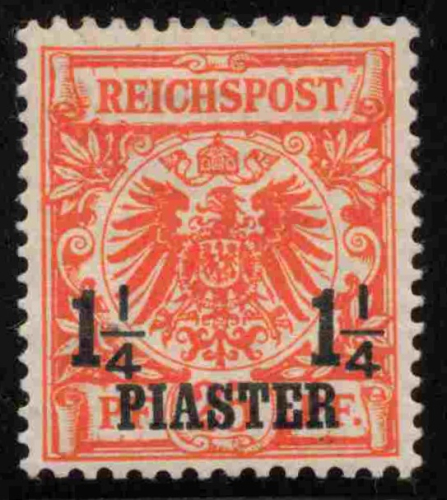 Deutsche Post in der Türkei Michel 9 * ungebraucht Krone Adler