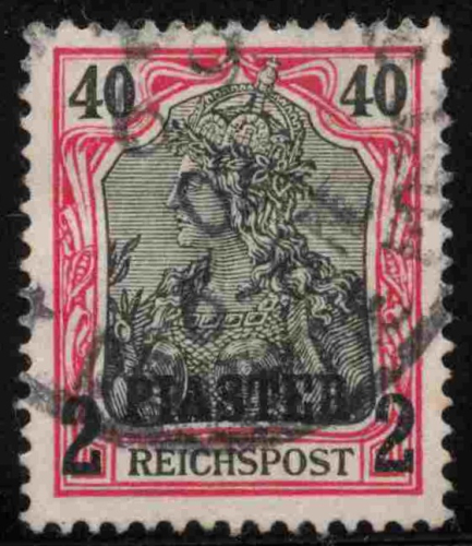 Deutsche Post in der Türkei Michel 17 I o gestempelt Germania